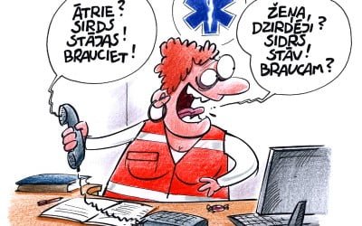 Karikatūru izstāde Cēsīs