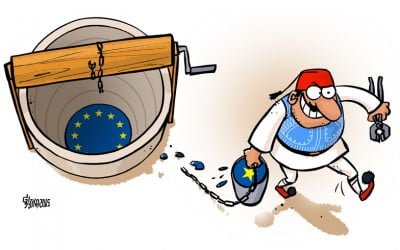 Greece crisis cartoons