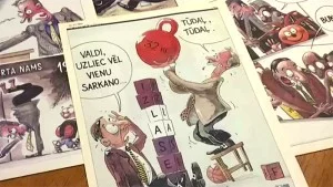 Latvijas faili, Valters, Jēkabsone-Žogota, Šļūka, karikatūras, LNT