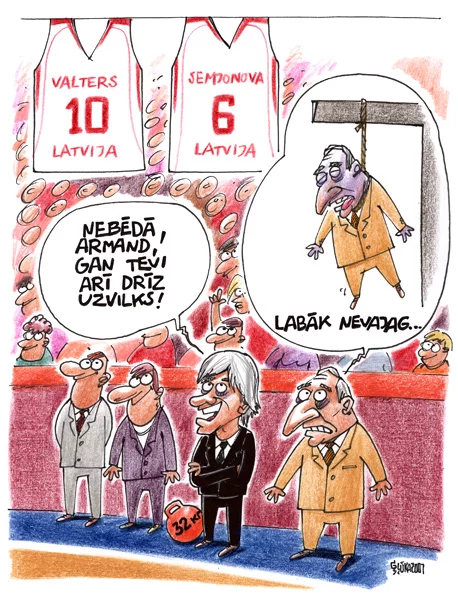 Valdis Valters karikatūra, Armands Krauliņš, nr. 10