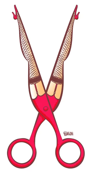 Love cartoon, legs, woman, Gatis Sluka