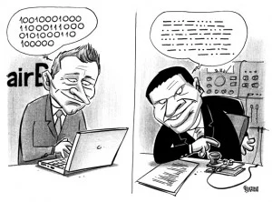 AirBaltic karikatūra, Gatis Šļūka, Fliks, Gerhards