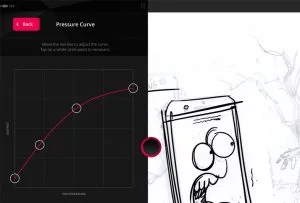 Astropad pressure curve similar to wacom intuos, ipad pro