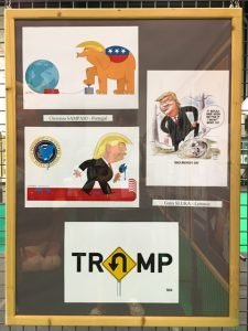 Gatis Sluka cartoons, Trump cartoon