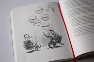karikatūra, grāmata, Īsi par demokrātiju