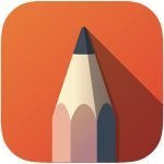 Sketchbook drawing app icon