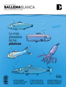 La crisis planetaria de los plasticos caricatura, portada de la revista
