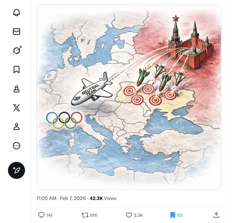 AI mākslīgā intelekta radīta karikatūra MI