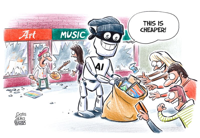 Cartoons and Artificial Intelligence (AI)