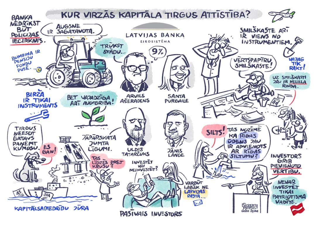 Vizuālie pieraksti konferencē Vizuālie pieraksti kā apjomīga karikatūra