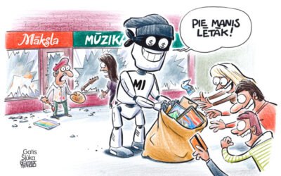 Karikatūras un mākslīgais intelekts (MI)